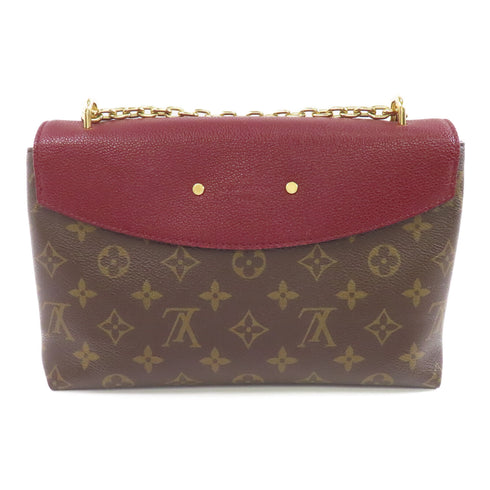 LOUIS VUITTON LV GHW Saint Placide Chain Shoulder Bag M43715 Monogram Brown