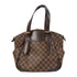 LOUIS VUITTON LV GHW Verona MM Shoulder Bag N41118 Damier Ebene Brown v1