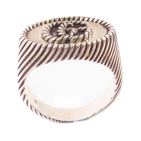 GUCCI GG Ring GG size#15 US#7 Ring 925 Sterling Silver