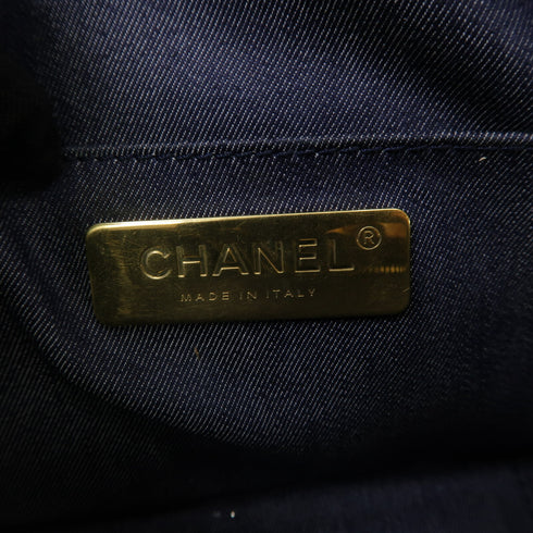 CHANEL CC GHW Coco Mark Mania Camera Case Shoulder Bag Lambskin Leather Black