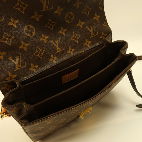 LOUIS VUITTON LV GHW Pochette Metis 2Way Shoulder Bag Monogram M44875 Brown