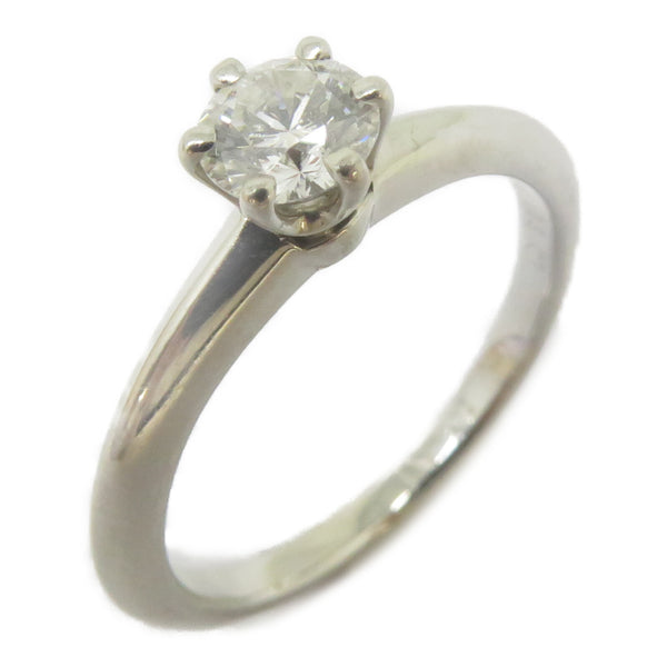 TIFFANY&CO 0.35ct Diamond Engagement Ring PT950 Platinum US#4.5