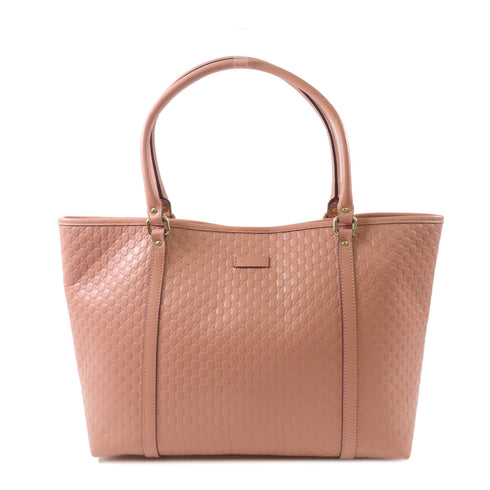GUCCI GG GHW Micro Guccissima Tote Bag 449647 Leather