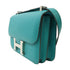 HERMES PHW Constance 24 Shoulder Bag Epsom Leather Bleu Paon