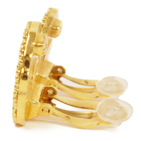 CHANEL CC Earrings Brass