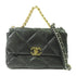 CHANEL CC Chanel 19 2 Way Shoulder Bag Handbag AS1162 Lambskin Leather Black