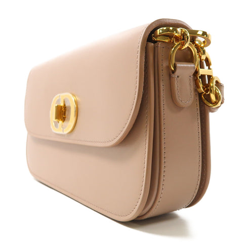 Christian Dior CD GHW Montaigne Avenue Shoulder Bag Calfskin Leather Pink