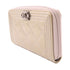 CHANEL CC SHW Wallet Patent Leather Silver