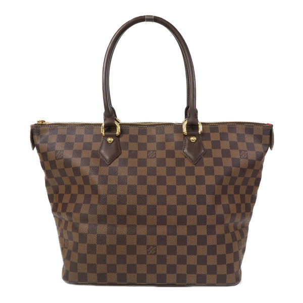 LOUIS VUITTON LV GHW Saleya MM Shoulder Bag N51182 Damier Ebene Brown