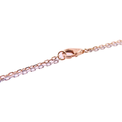 CARTIER Love Diamond Necklace ADC611 18K Rose Gold/Yellow Gold/White Gold