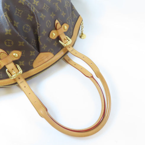 LOUIS VUITTON LV GHW Tivoli GM Handbag M40144 Monogram Brown v5