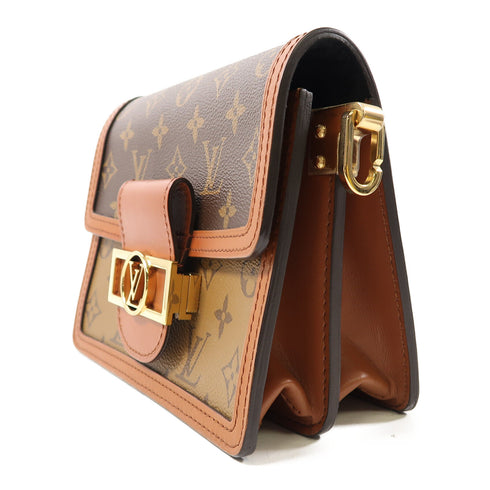 LOUIS VUITTON LV GHW Dauphine Shoulder Bag M45959 Monogram Brown