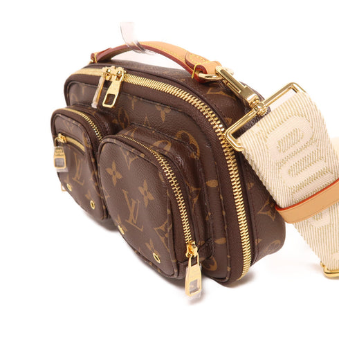 LOUIS VUITTON LV GHW Utility 2 Way Shoulder Bag Handbag M80446 Monogram Brown v1