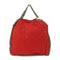 Stella McCartney SHW 2 Way Chain Shouder Tote Bag Canvas Red
