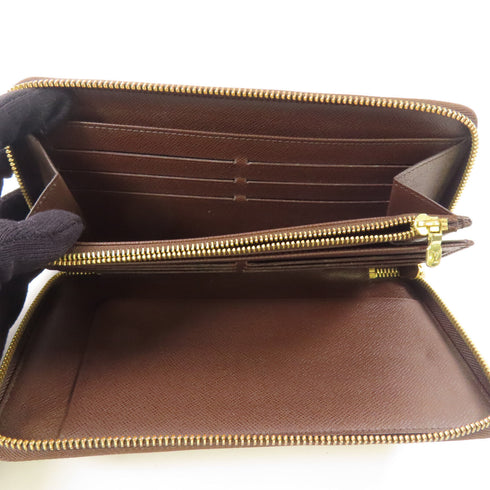 LOUIS VUITTON LV Zippy Organizer Long Wallet N60003 Damier Brown