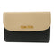 Miu Miu GHW Trifold Wallet 5ML225 Calfskin Leather Black Beige