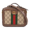 GUCCI GG GHW Ophidia GG Mini 2 Way Bag 602576 Coated Canvas/Leather Brown