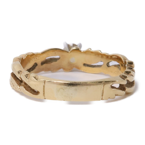 JEWELRY Diamond Ring 14K Yellow Gold US#5.25