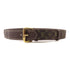 LOUIS VUITTON LV GHW Belt Monogram Mini Lin Leather Brown