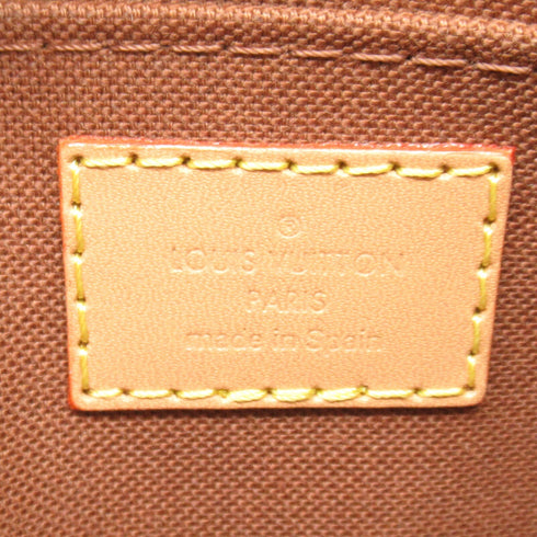 LOUIS VUITTON LV GHW Petit Sac Plat 2way Shoulder Hand Bag M69442 Monogram Brown