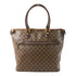 LOUIS VUITTON LV GHW Saleya GM Shoulder Bag N51181 Damier Ebene Brown v1