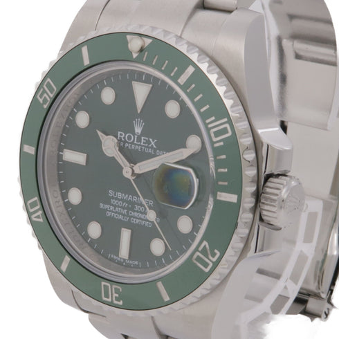 ROLEX Submariner Date 116610LV Automatic Watch Stainless Steel Green