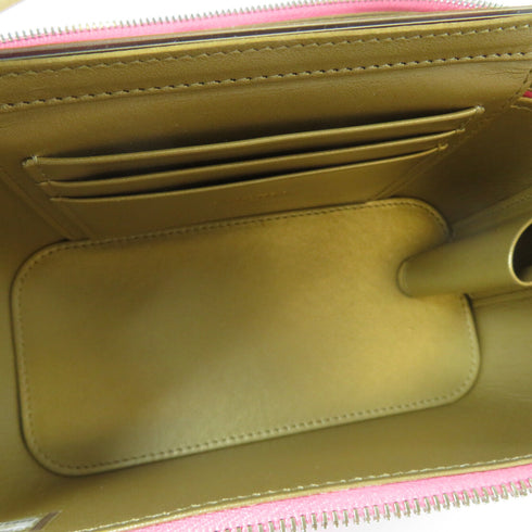 CHANEL CC GHW Quilted Vanity Case Shoulder Bag Lambskin Leather Pink