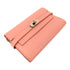 HERMES PHW Kelly Wallet Long Wallet Epsom Leather Rose Confetti