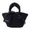 BALENCIAGA SHW Mini Bistro 2way Shoulder Bag Tweed Black