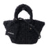 BALENCIAGA SHW Mini Bistro 2way Shoulder Bag Tweed Black