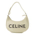 CELINE SHW Ava Shoulder Bag Calfskin Leather White