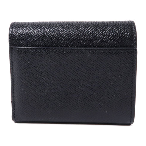Christian Dior CD GHW Wallet Calfskin Leather Black