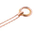 CARTIER Trinity Diamond Necklace RAY154 18K Rose Gold 18K Yellow Gold 18K WG