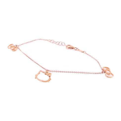 JEWELRY Hello Kitty Bracelet 18K Rose Gold