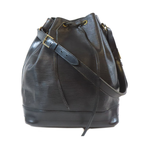 LOUIS VUITTON LV GHW Noe Shoulder Bag Epi Black