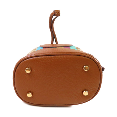 COACH GHW Handbag Shoulder Bag Canvas C5639 Brown