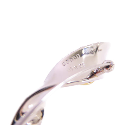 FINE JEWELRY 2.84ct Sapphire 0.686ct Diamond Brooch PT900 Platinum 18K WG