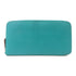 HERMES SHW Silkin Long Wallet Veau Epsom Leather Bleu Paon
