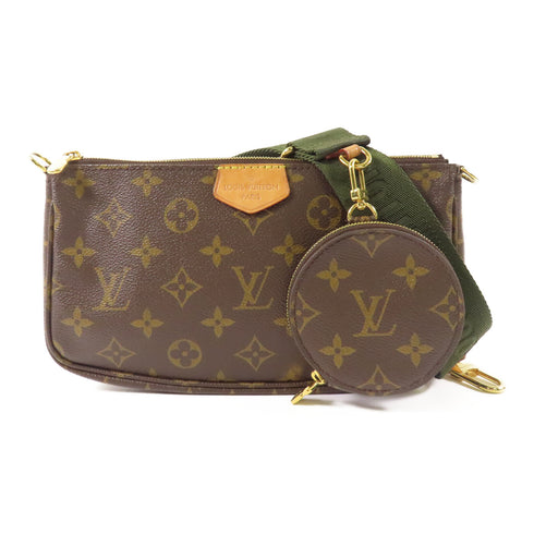 LOUIS VUITTON LV GHW Multi Pochette Accessories 2 Way Bag M44813 Monogram