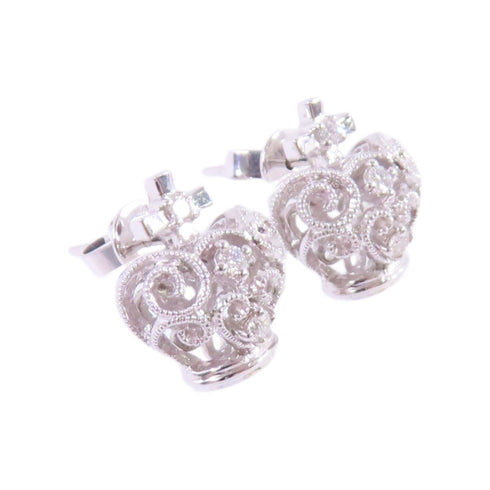 JEWELRY Diamond Earrings 18K White Gold v5
