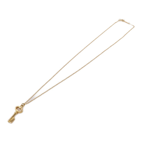 TIFFANY&CO Key Necklace Accessories 18K Yellow Gold