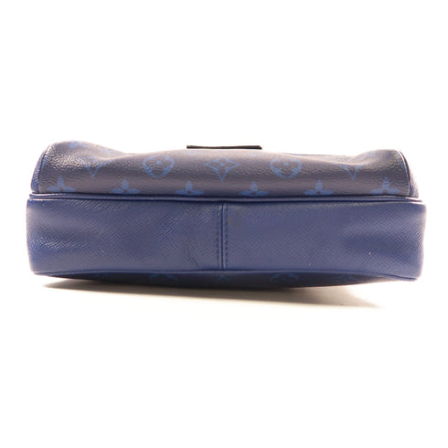 LOUIS VUITTON LV SHW Outdoor Messenger Shoulder Bag M30242 Taiga/Monogram Blue