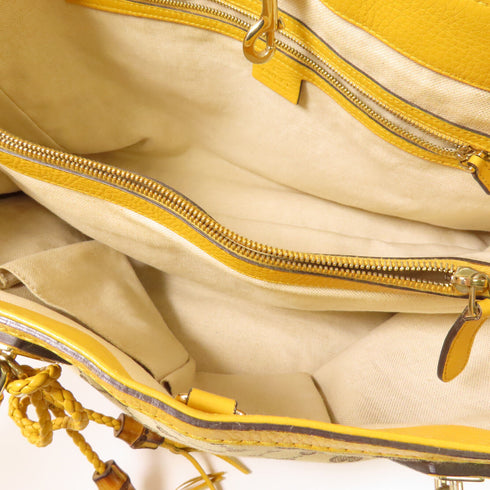 GUCCI GG Shoulder Bag 269945 Canvas Brown/Yellow