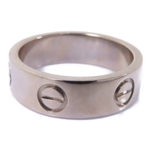 CARTIER Love Ring B4084700 18K White Gold Cartier#51 US#5.5