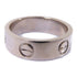 CARTIER Love Ring B4084700 18K White Gold Cartier#51 US#5.5