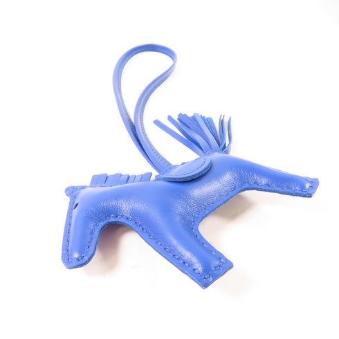 HERMES Rodeo PM Charm Swift Leather Blue Royal