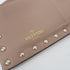 Valentino GHW Card Coin Case Calfskin Leather Pastel Pink