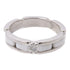 CHANEL CC Ultra Ring 18K White Gold Ceramic US#5.5
