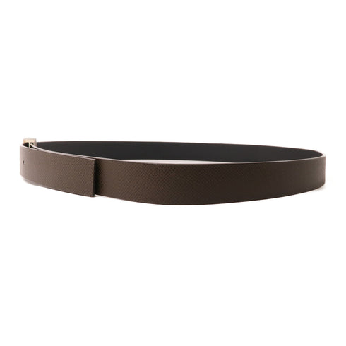 LOUIS VUITTON LV SHW Belt Taiga Leather Brown