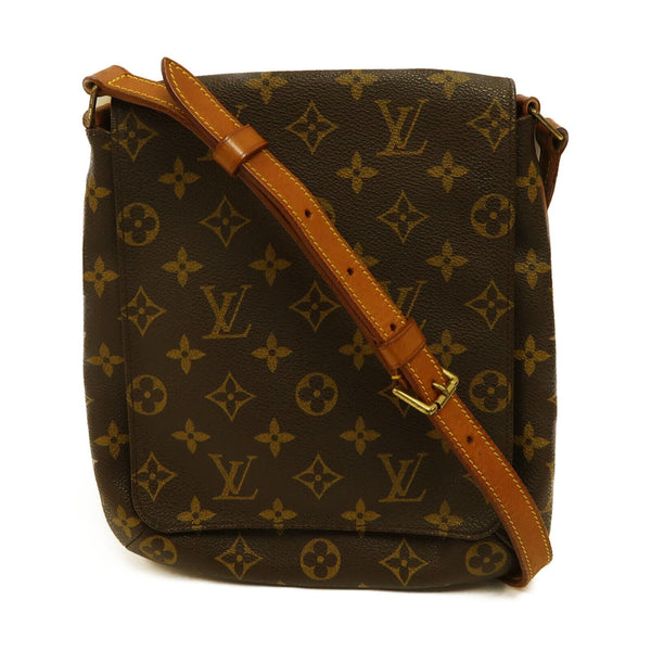 LOUIS VUITTON LV GHW Musette Salsa Shoulder Bag Monogram M51258 Brown